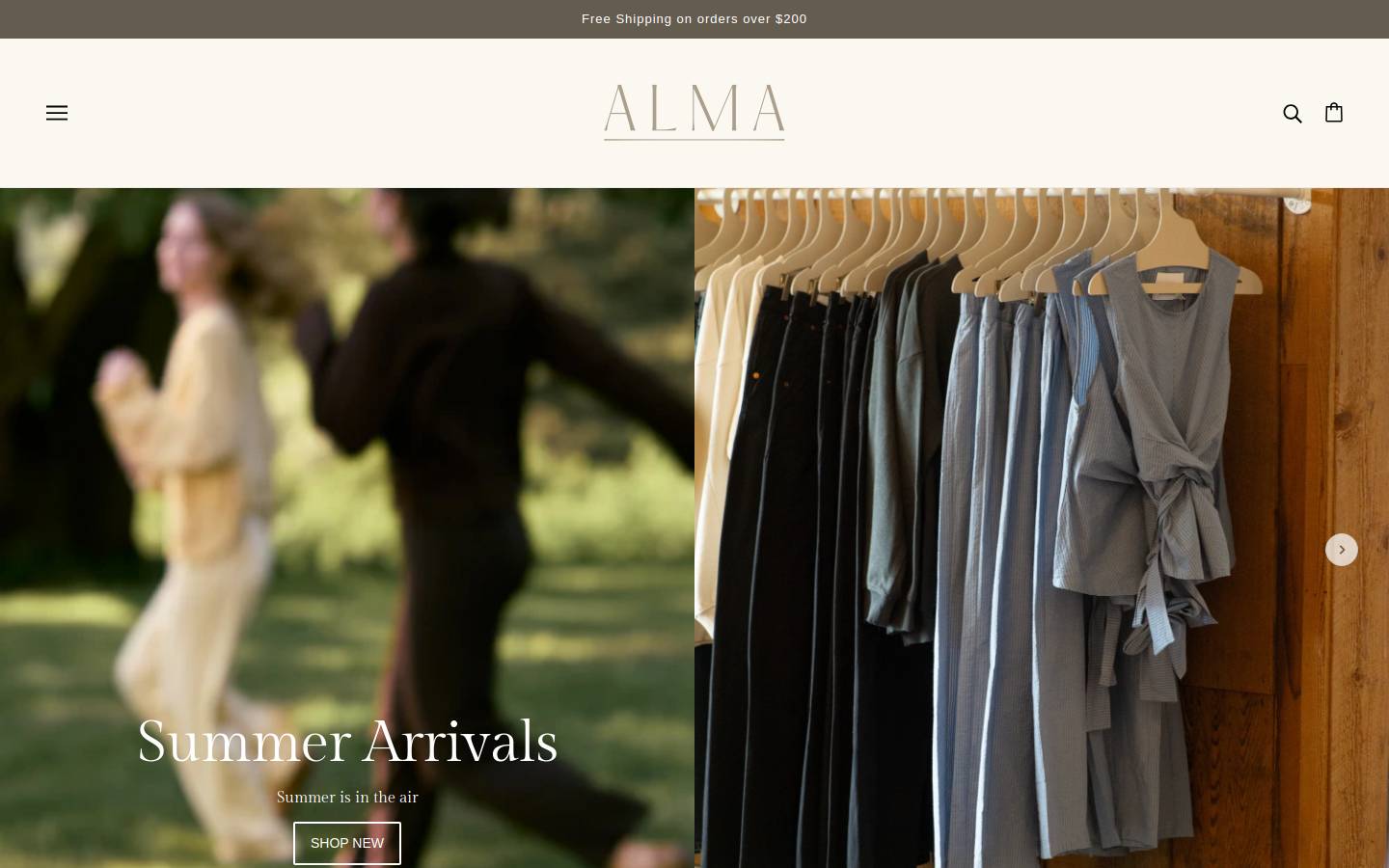 almalangley.com homepage screenshot
