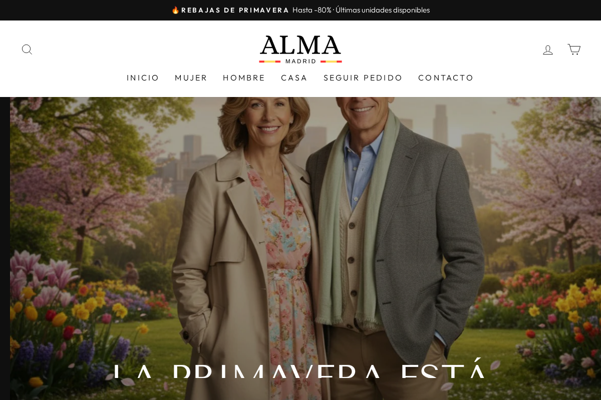 Almamadrid homepage screenshot
