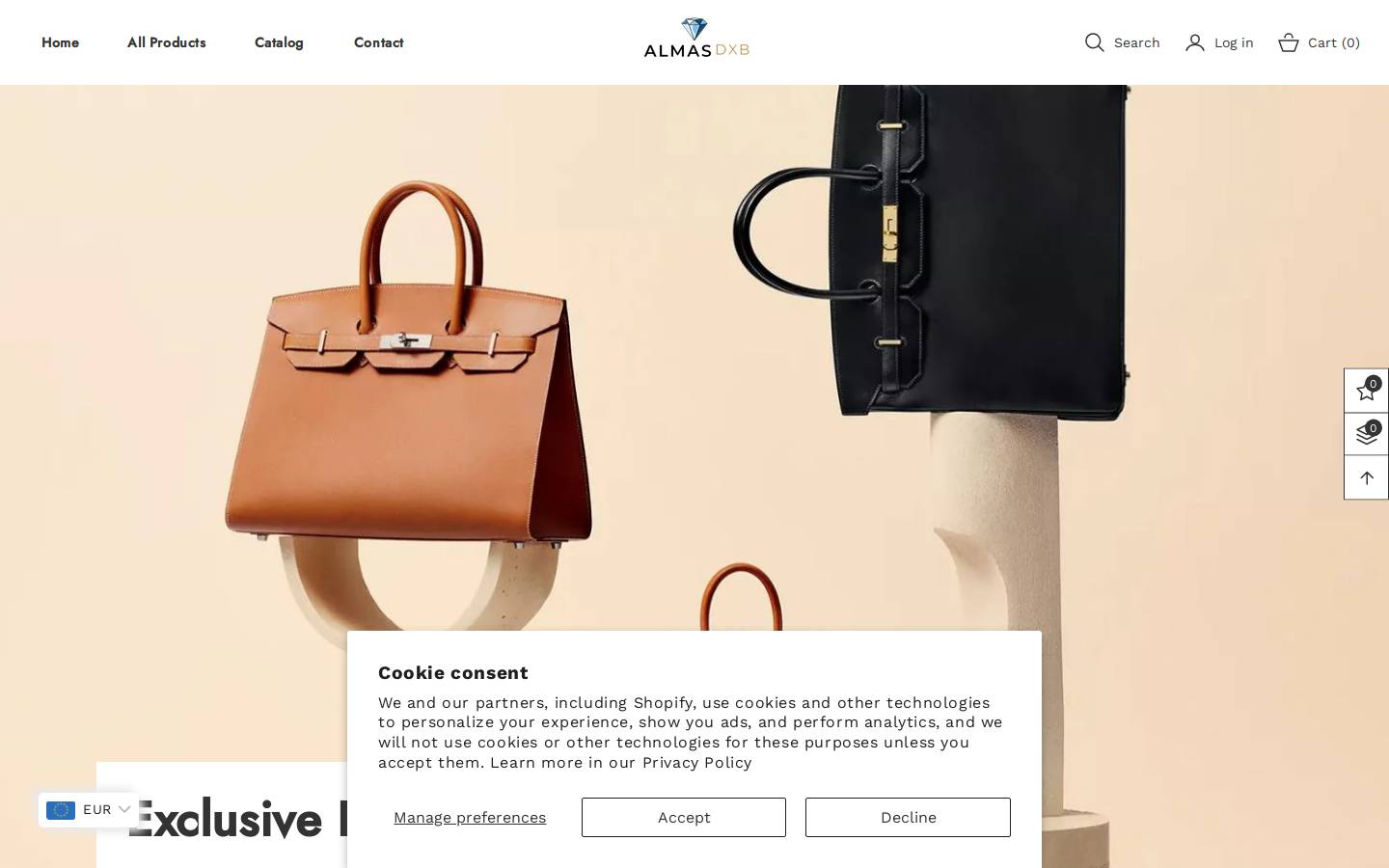 almas-dxb.com homepage screenshot