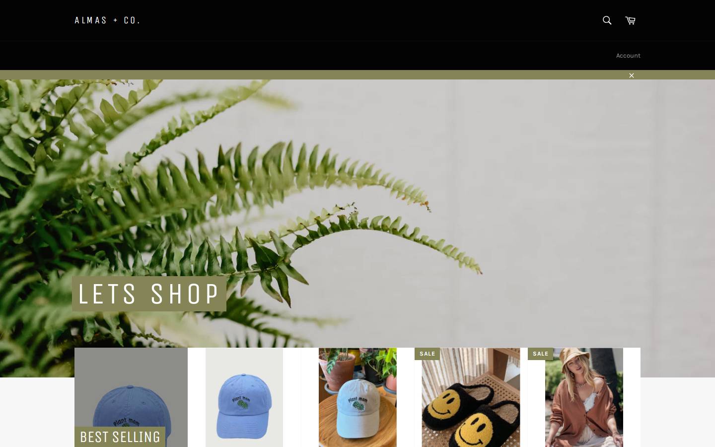 almasandco.com homepage screenshot