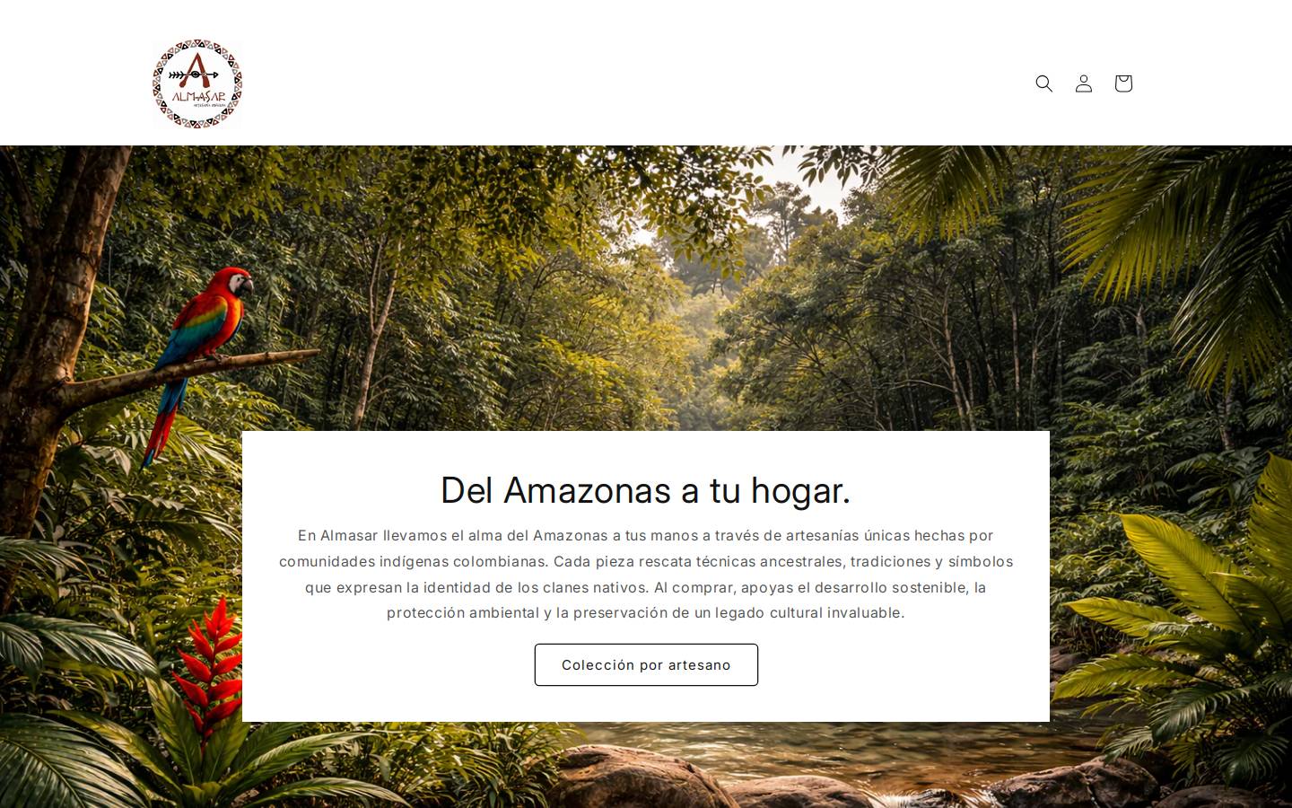 almasarartesania.com homepage screenshot