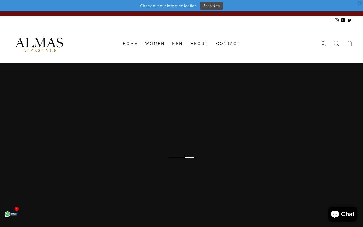 almaslifestyle.com homepage screenshot