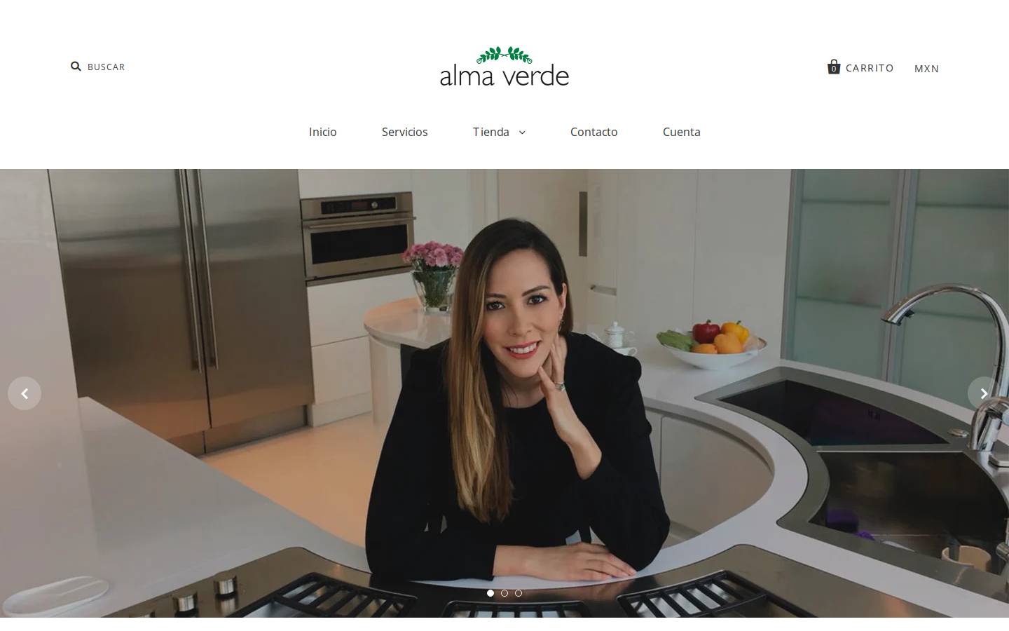 almaverde.mx homepage screenshot