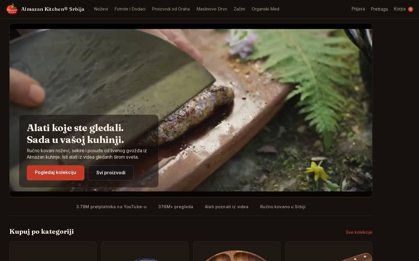 Almazankitchen homepage screenshot