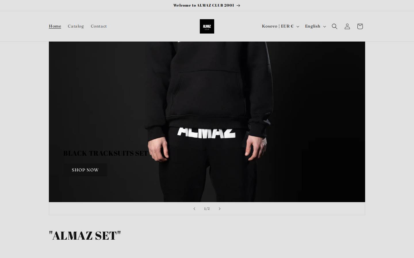 almazclub2001.com homepage screenshot