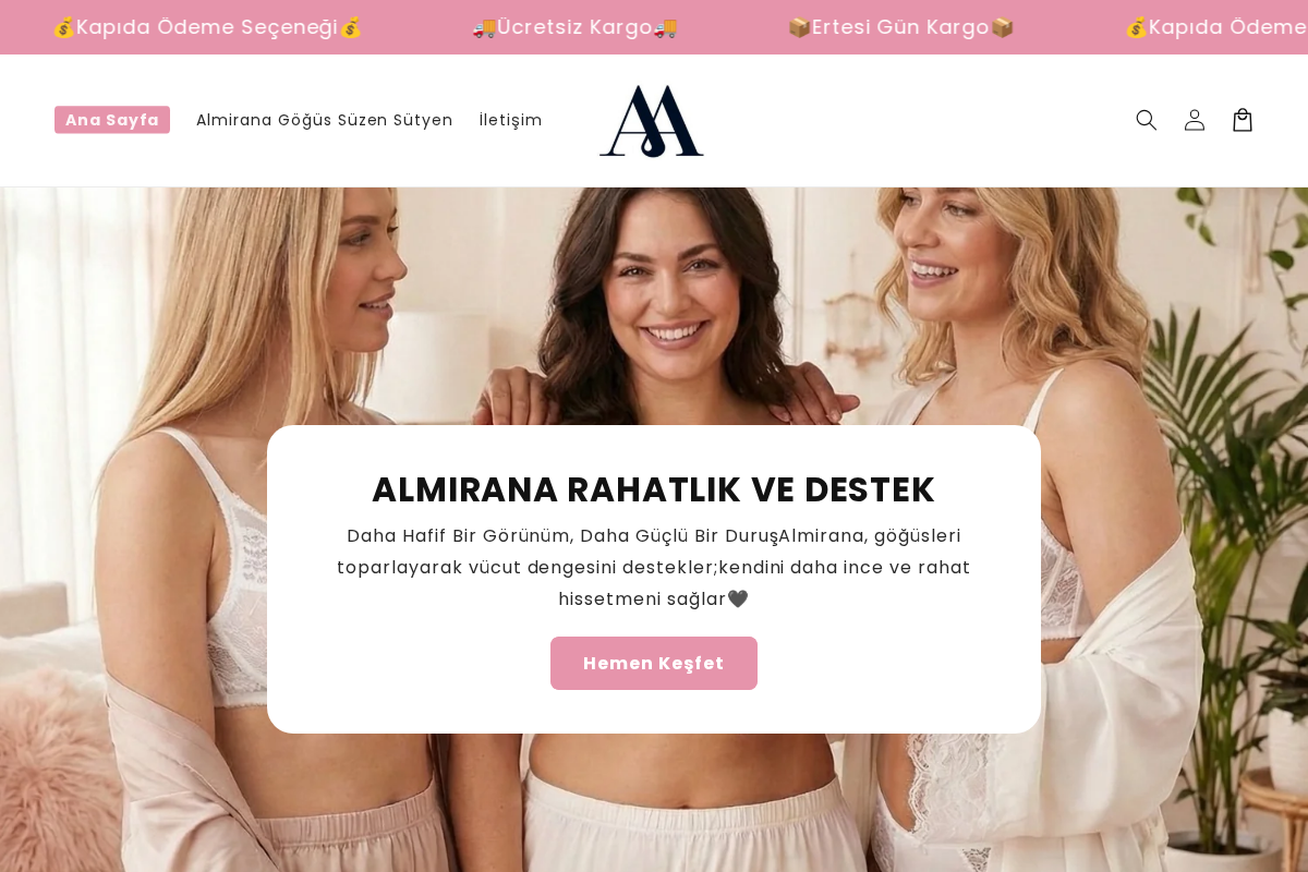 Almirana homepage screenshot