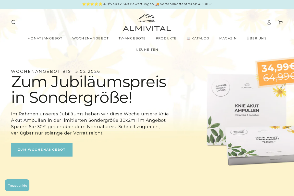 ALMIVITAL homepage screenshot