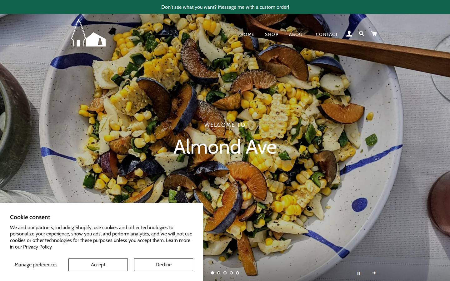 almondave.com homepage screenshot