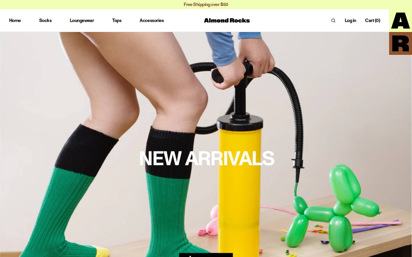 almondrocks.net homepage screenshot