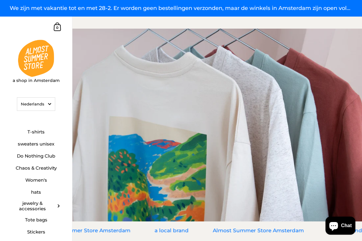 Almost Summer homepage screenshot