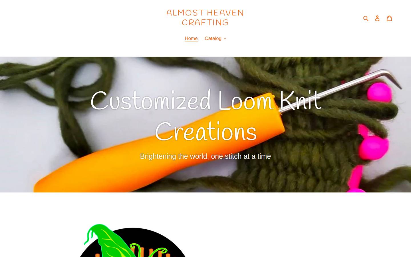 almostheavencrafting.com homepage screenshot