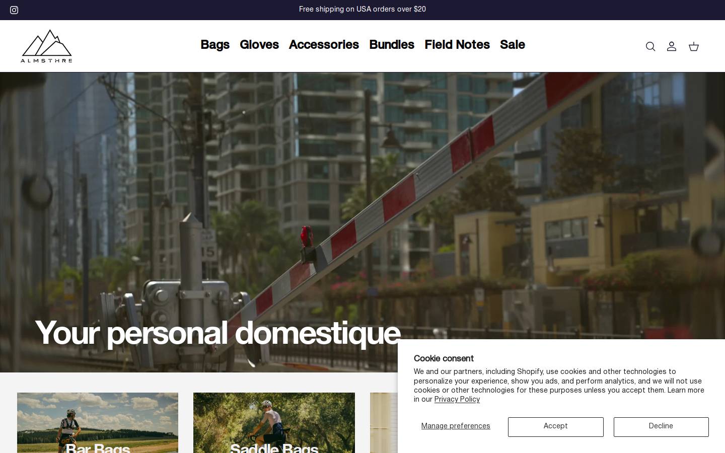 almsthre.com homepage screenshot
