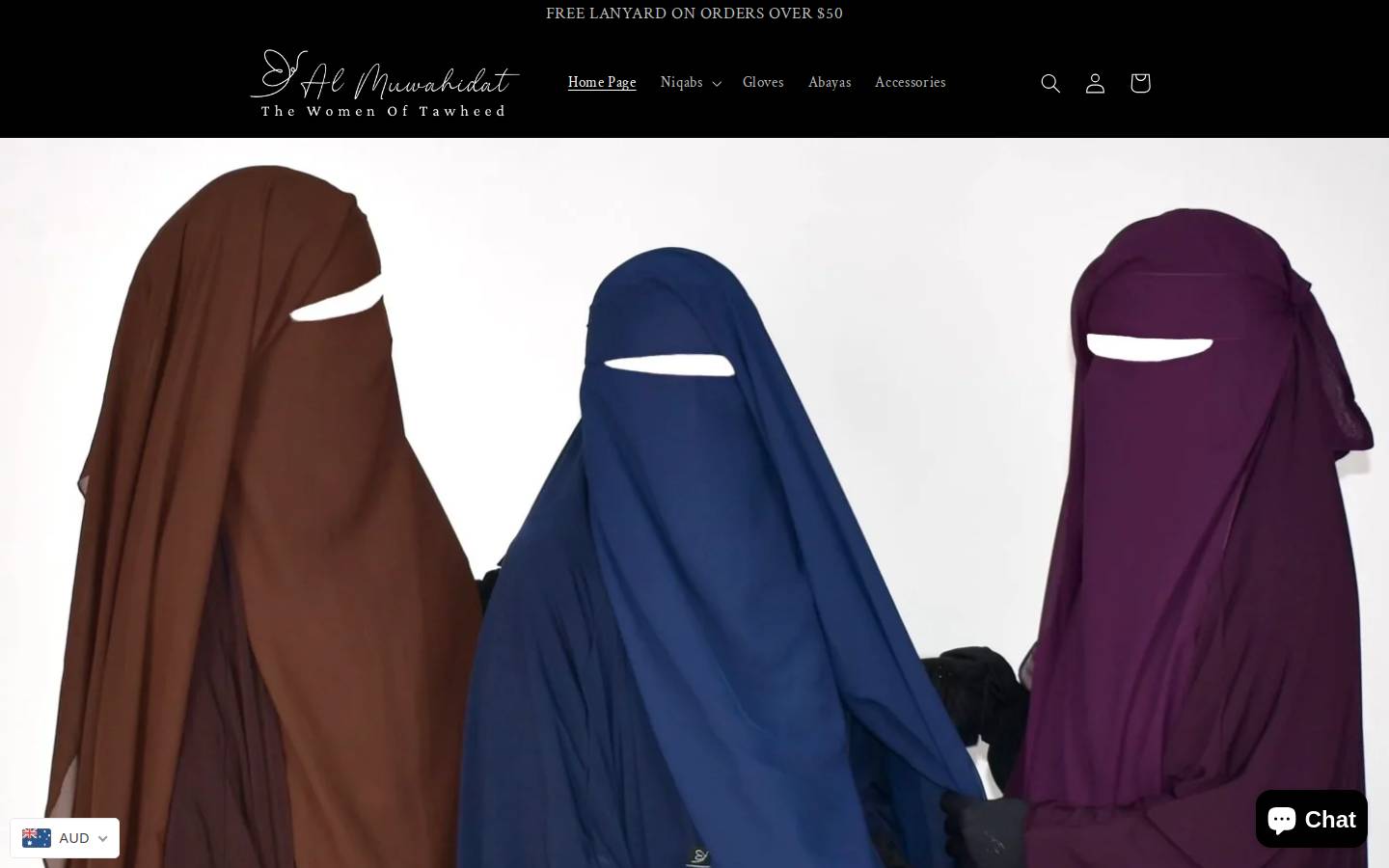 almuwahidat.com homepage screenshot