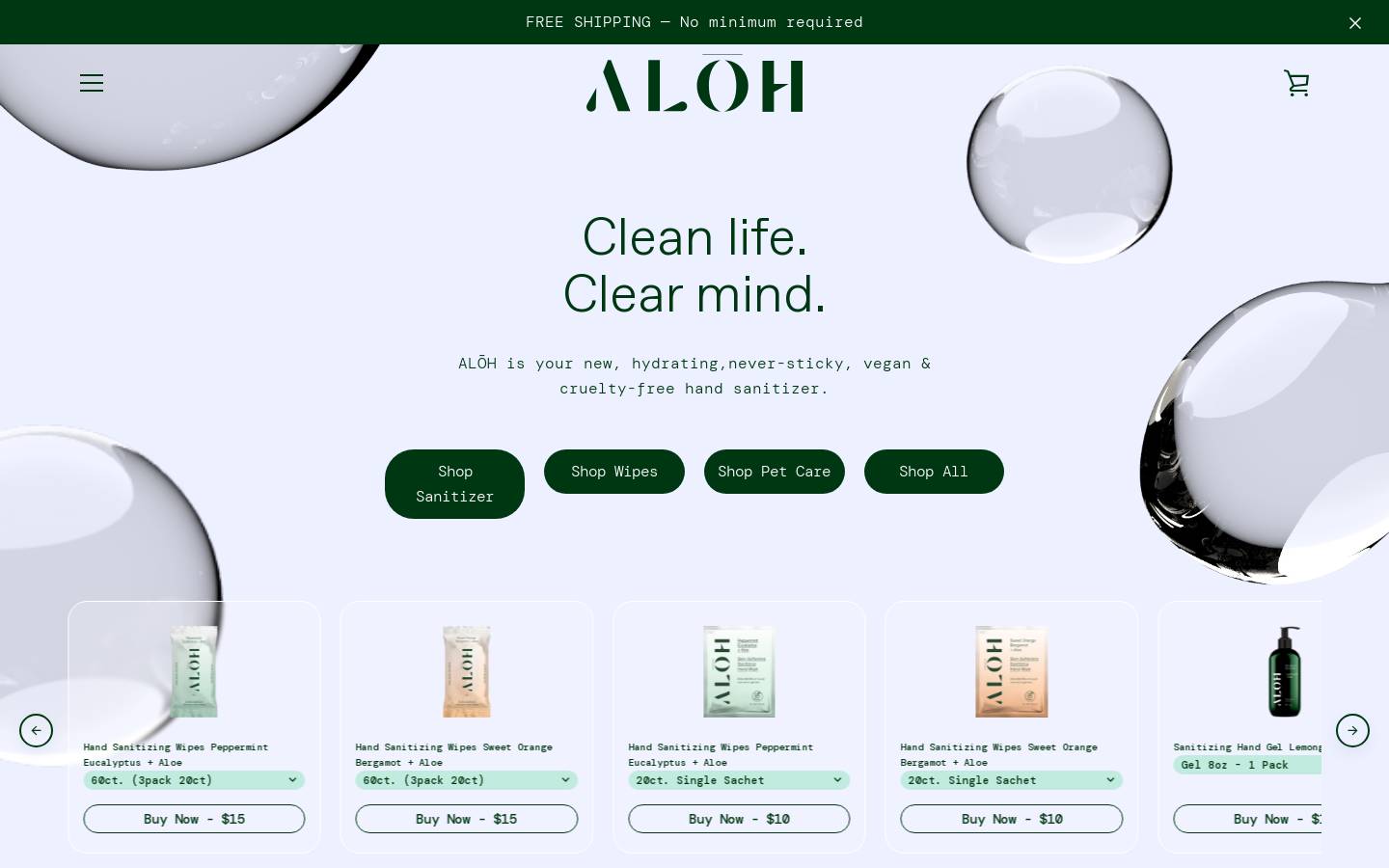 alobrands.com homepage screenshot