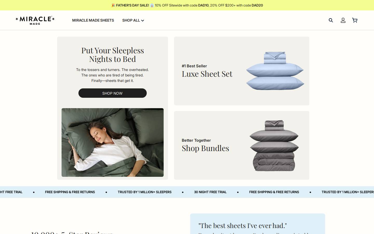 alofthome.com homepage screenshot