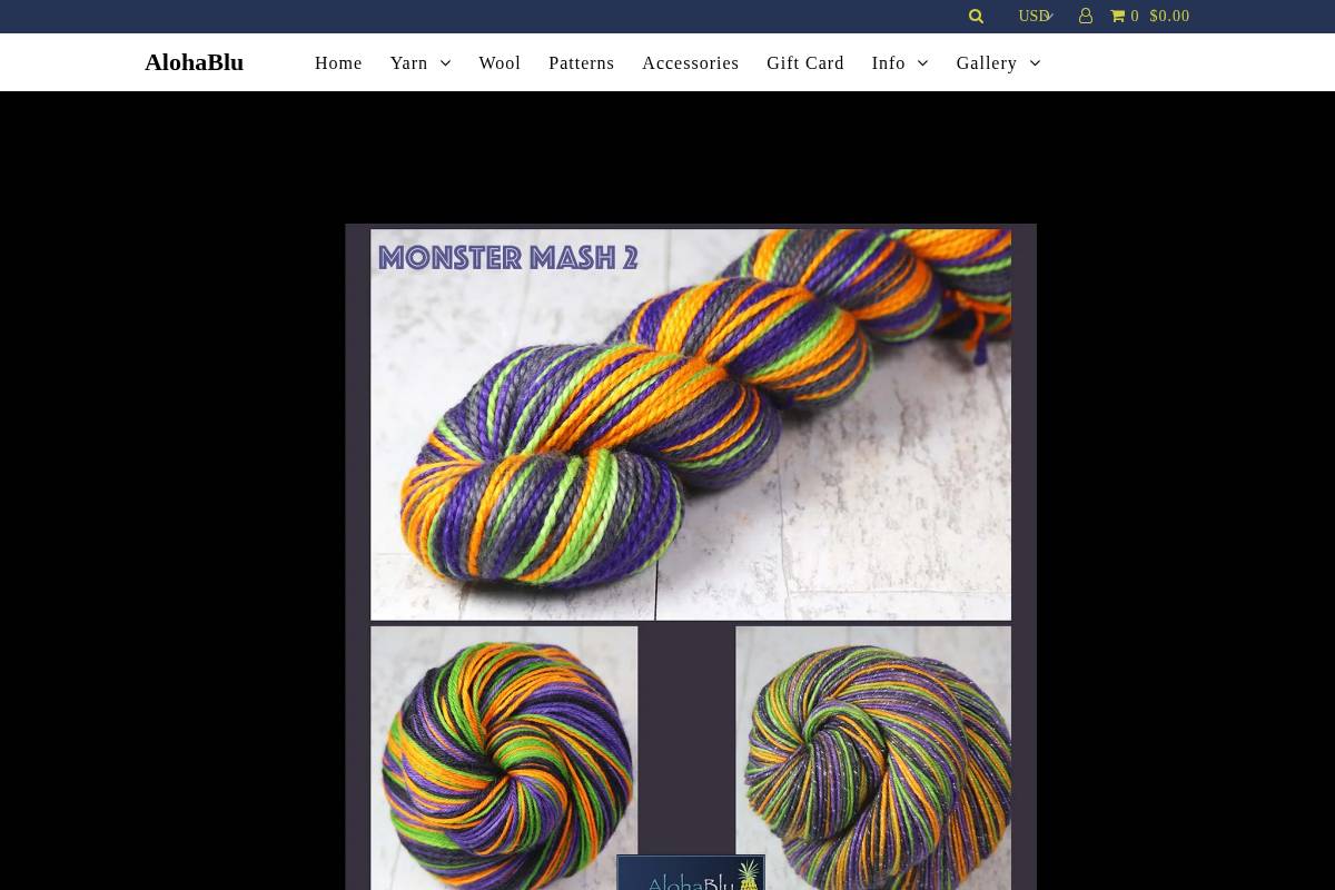 AlohaBlu homepage screenshot