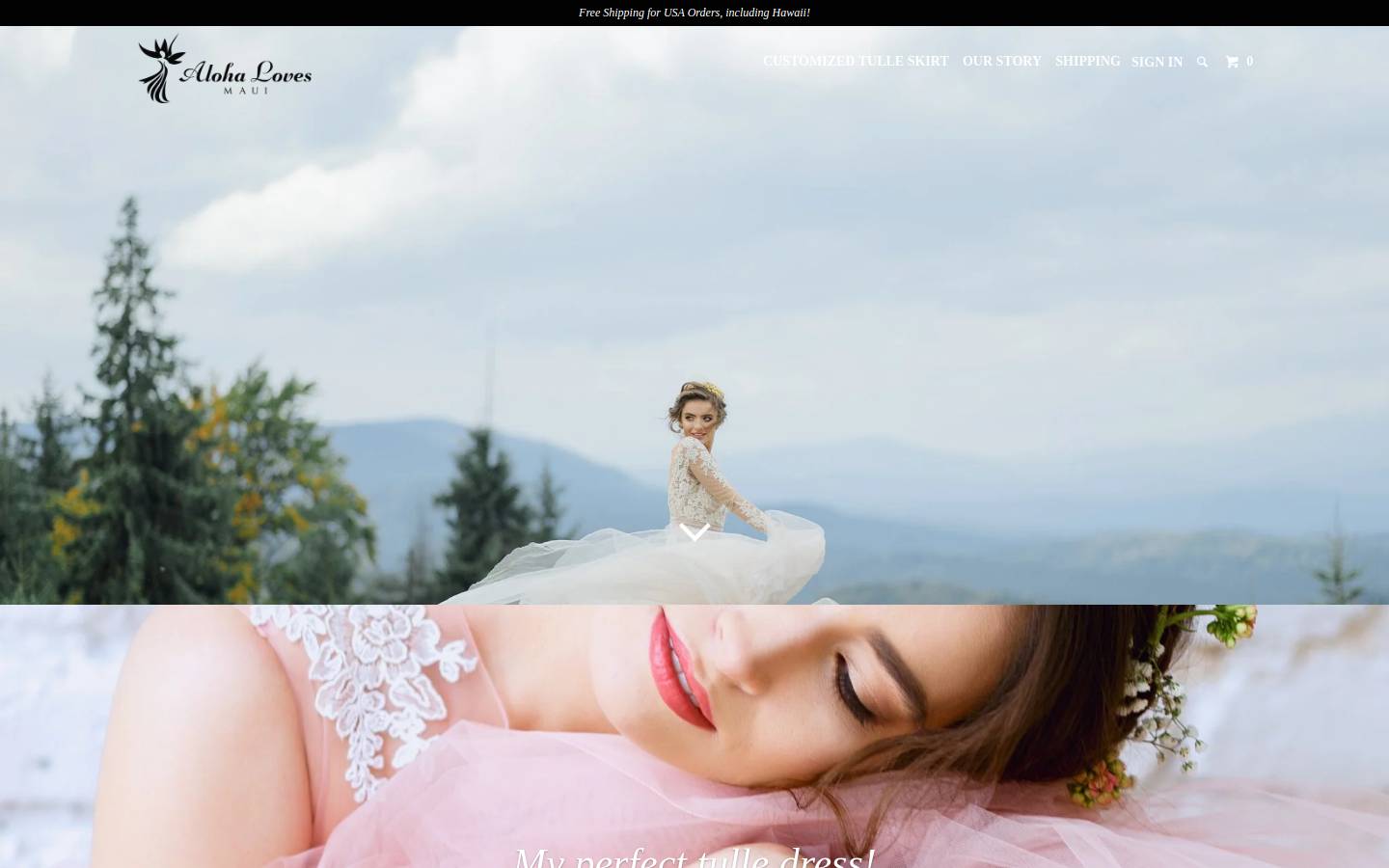 alohaloves.com homepage screenshot