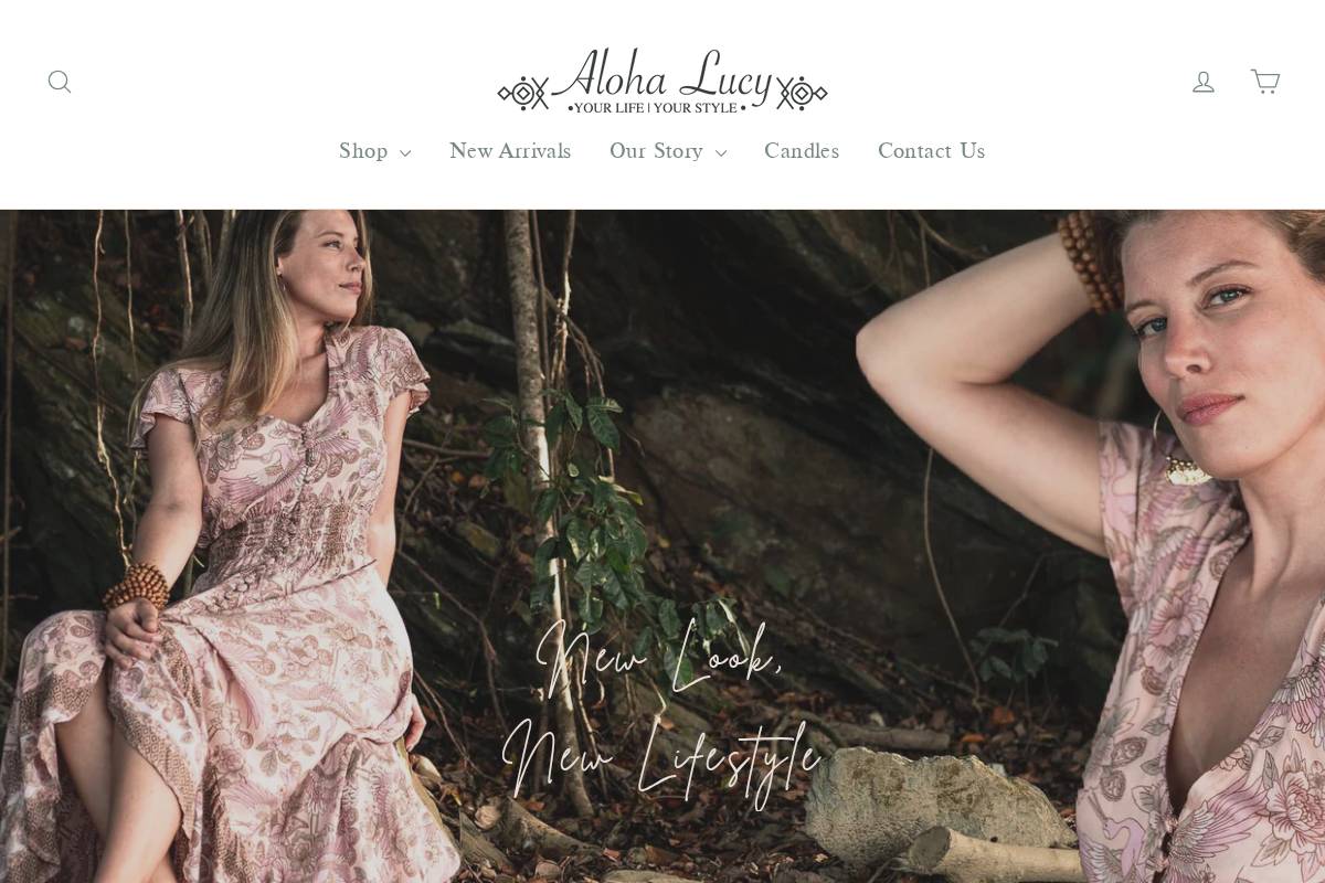 alohalucy.com homepage screenshot