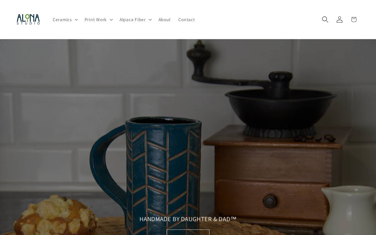 alonastudio.com homepage screenshot