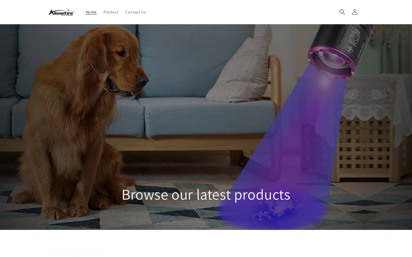 alonefire.com homepage screenshot