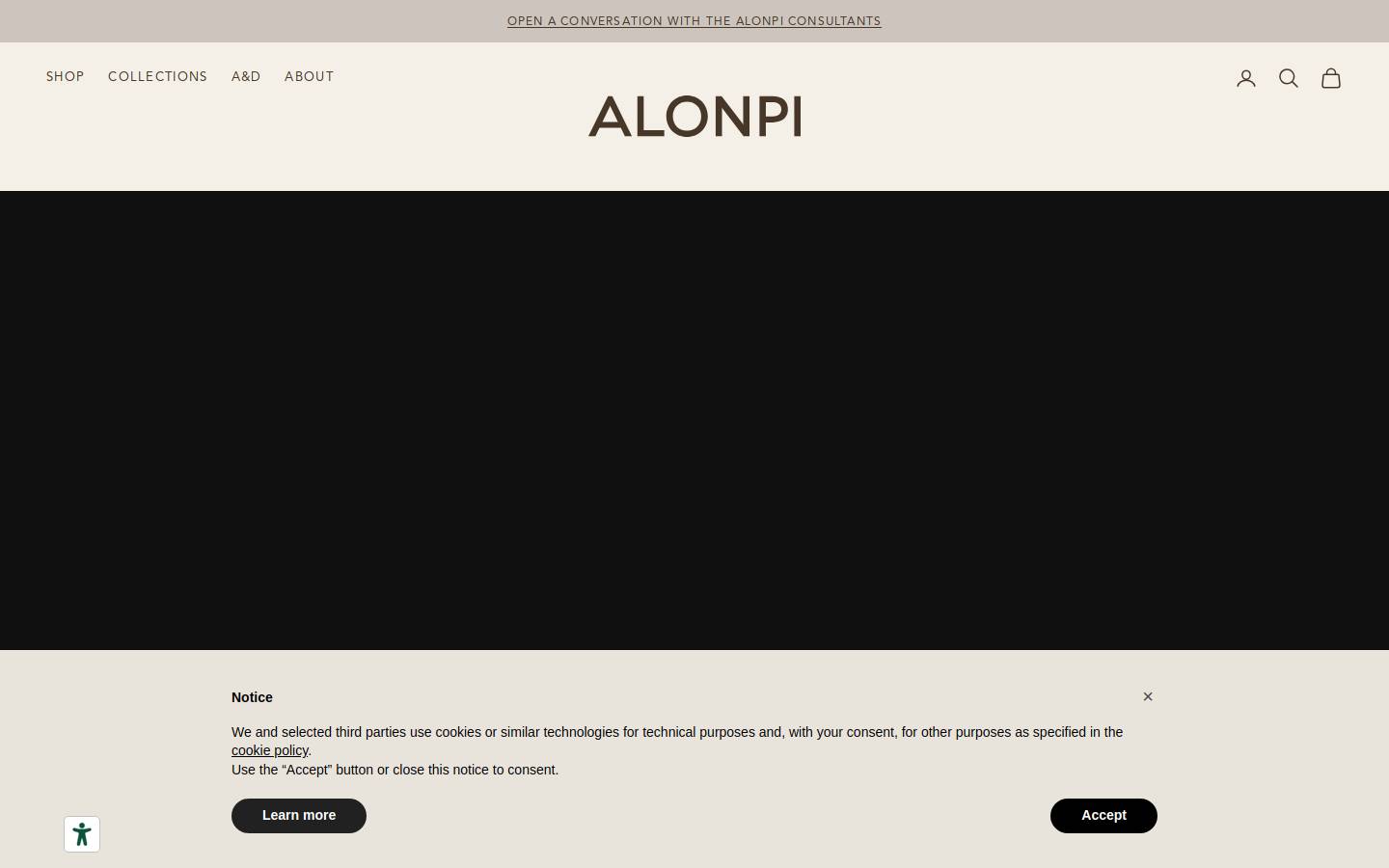 alonpi.com homepage screenshot