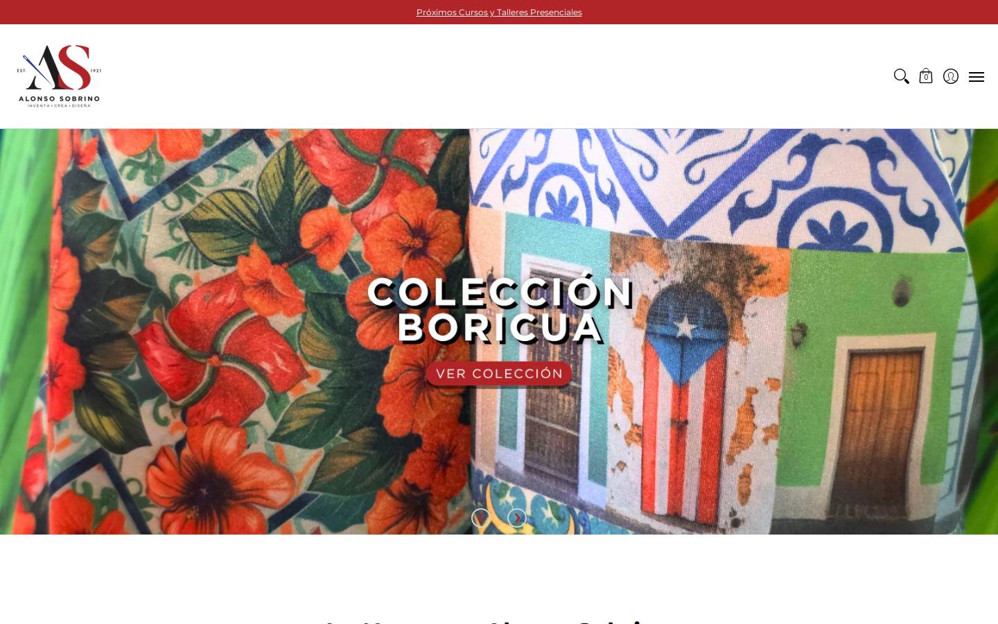 alonsosobrino.com homepage screenshot