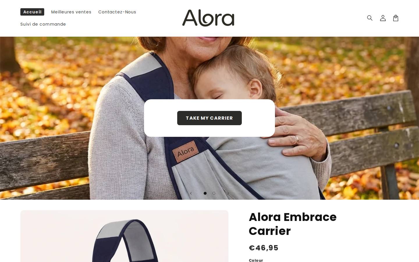 alora-uk.com homepage screenshot