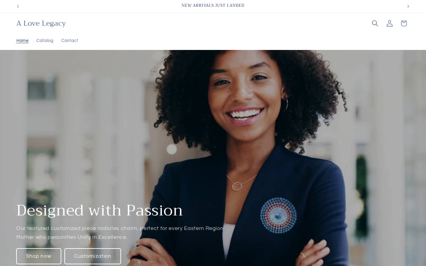 alovelegacy.com homepage screenshot
