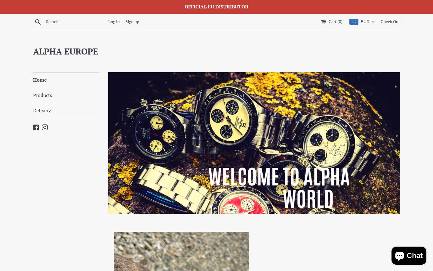 Alpha 1993 homepage screenshot