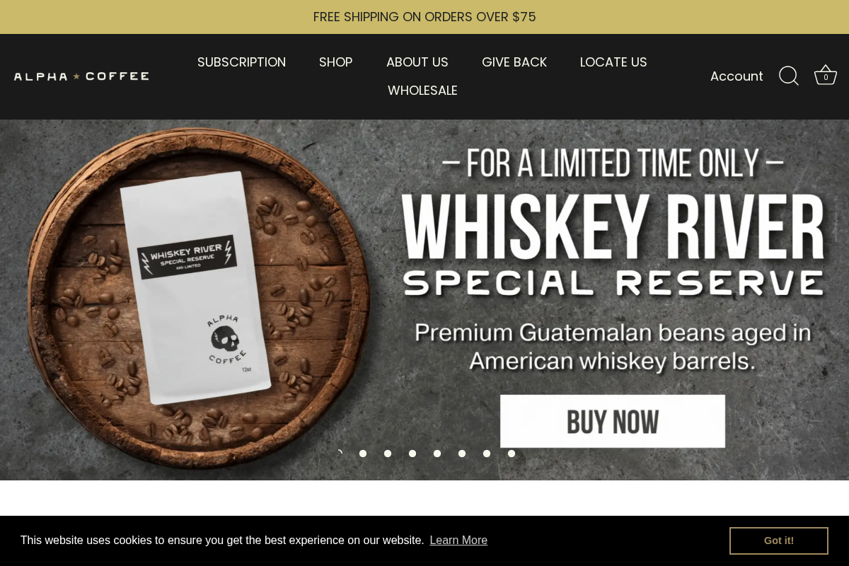 alpha.com homepage screenshot