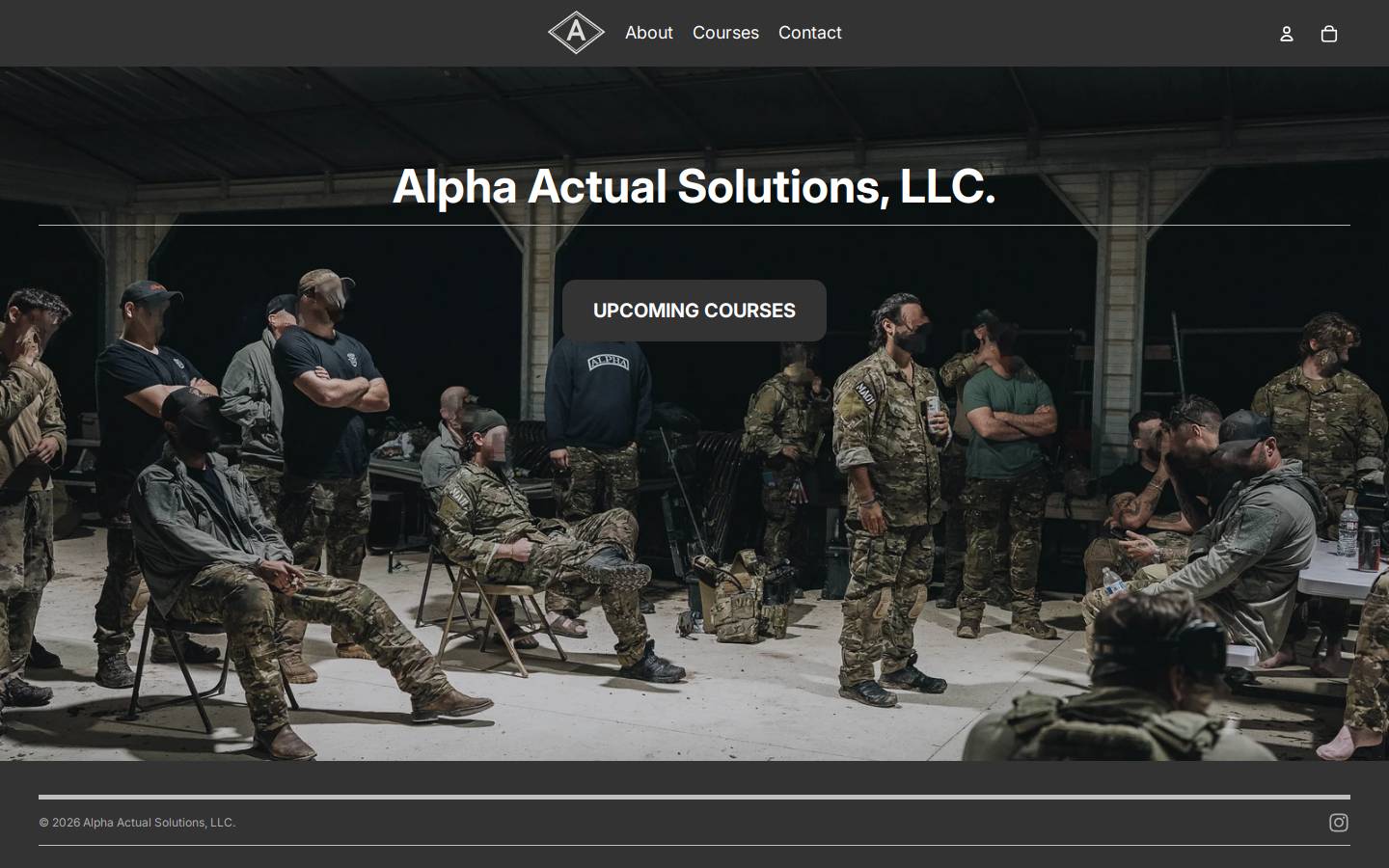alphaactualsolutions.com homepage screenshot