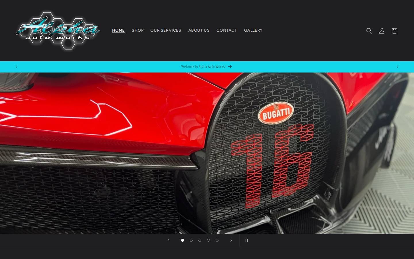 alphaautoworksca.com homepage screenshot