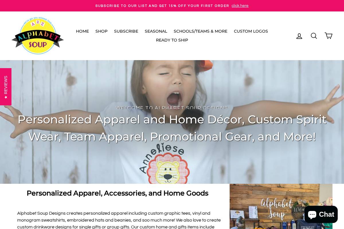 alphabetsoupdesigns.com homepage screenshot