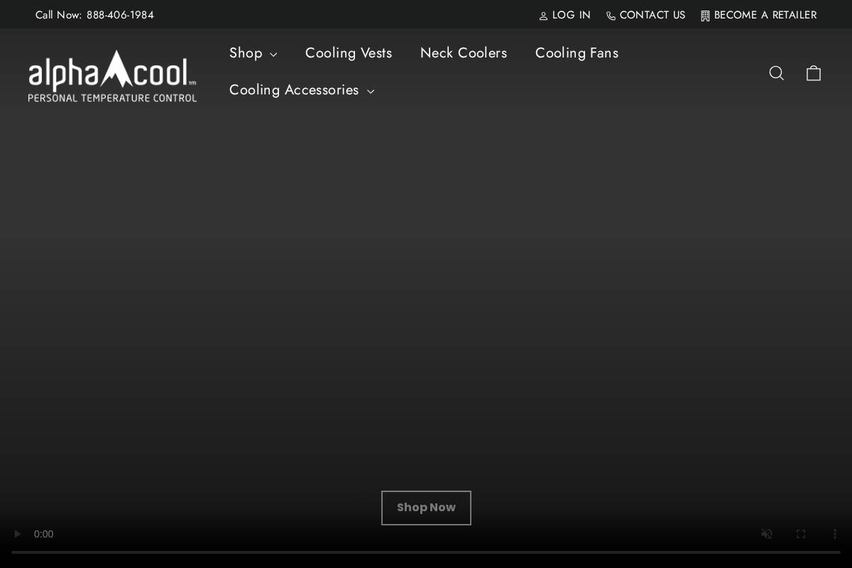 alphacoolproducts.com homepage screenshot