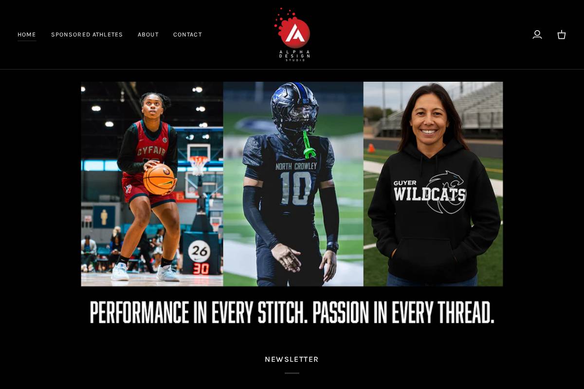 alphadesignstudio.com homepage screenshot