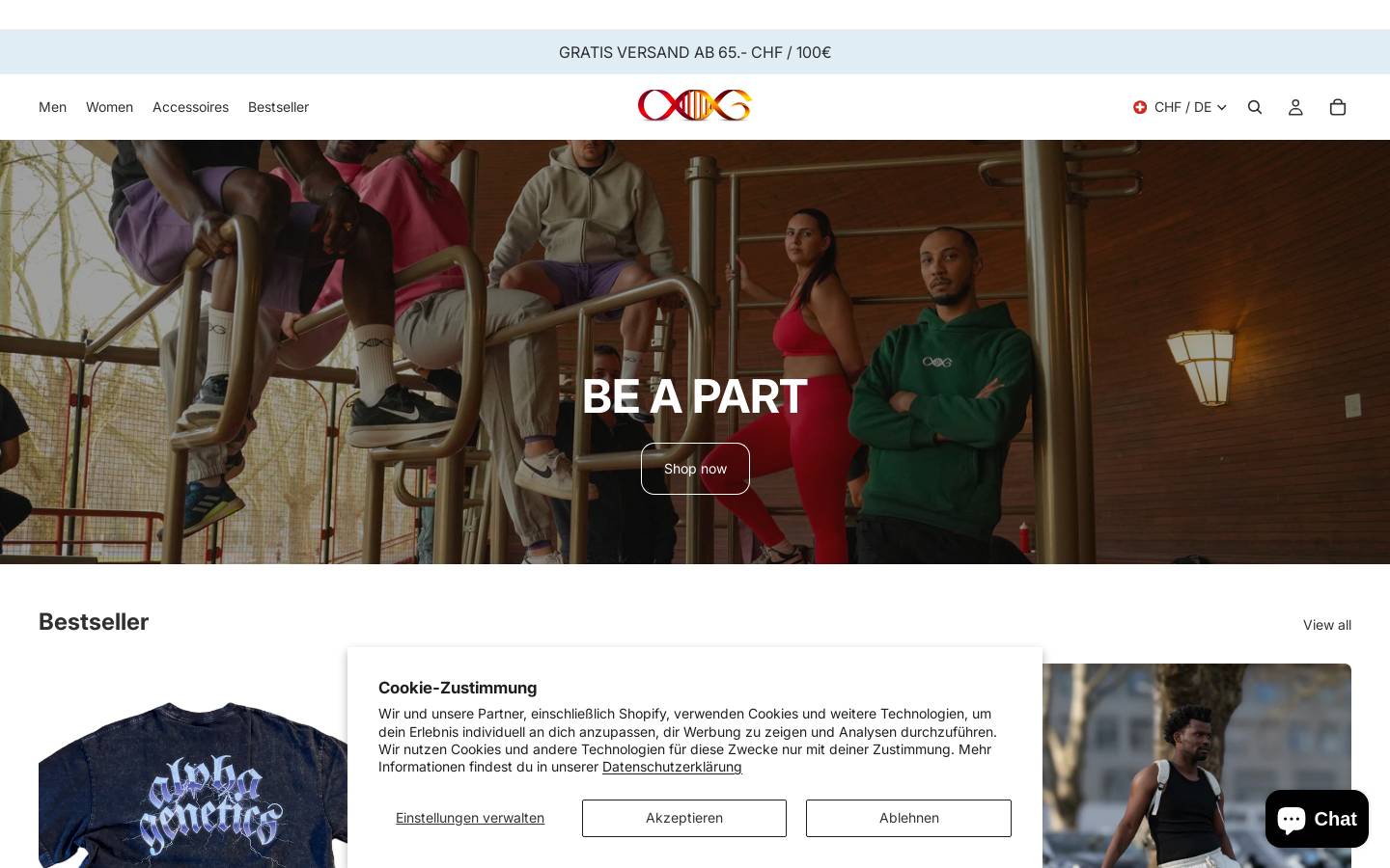 AlphaGenetics homepage screenshot