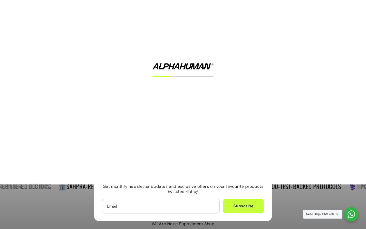 alphahuman.co.za homepage screenshot