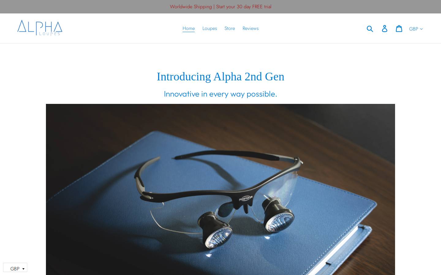 Alphaloupes homepage screenshot