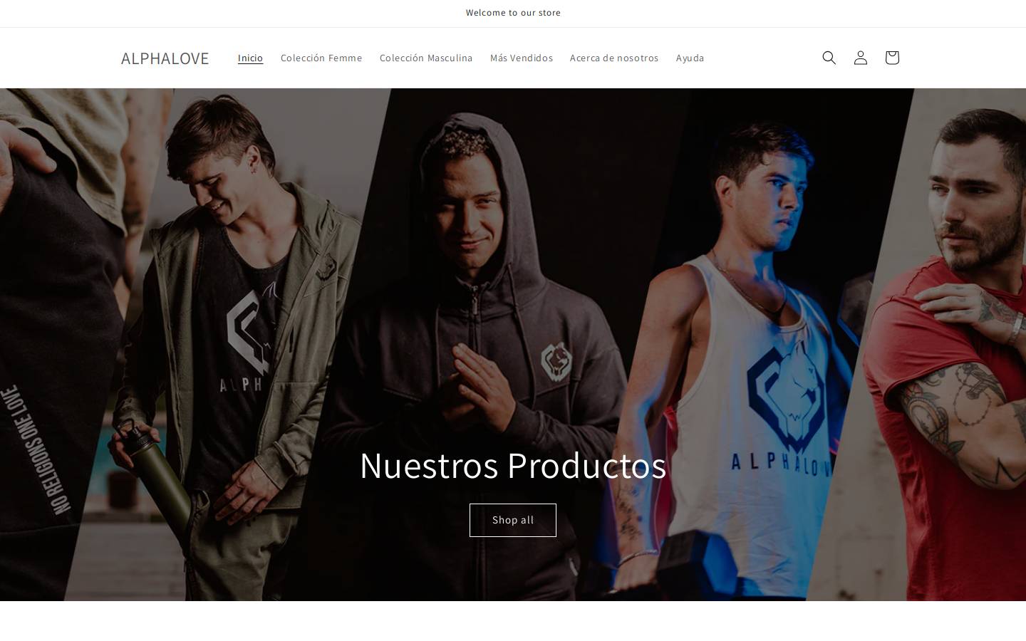 alphalove.cl homepage screenshot