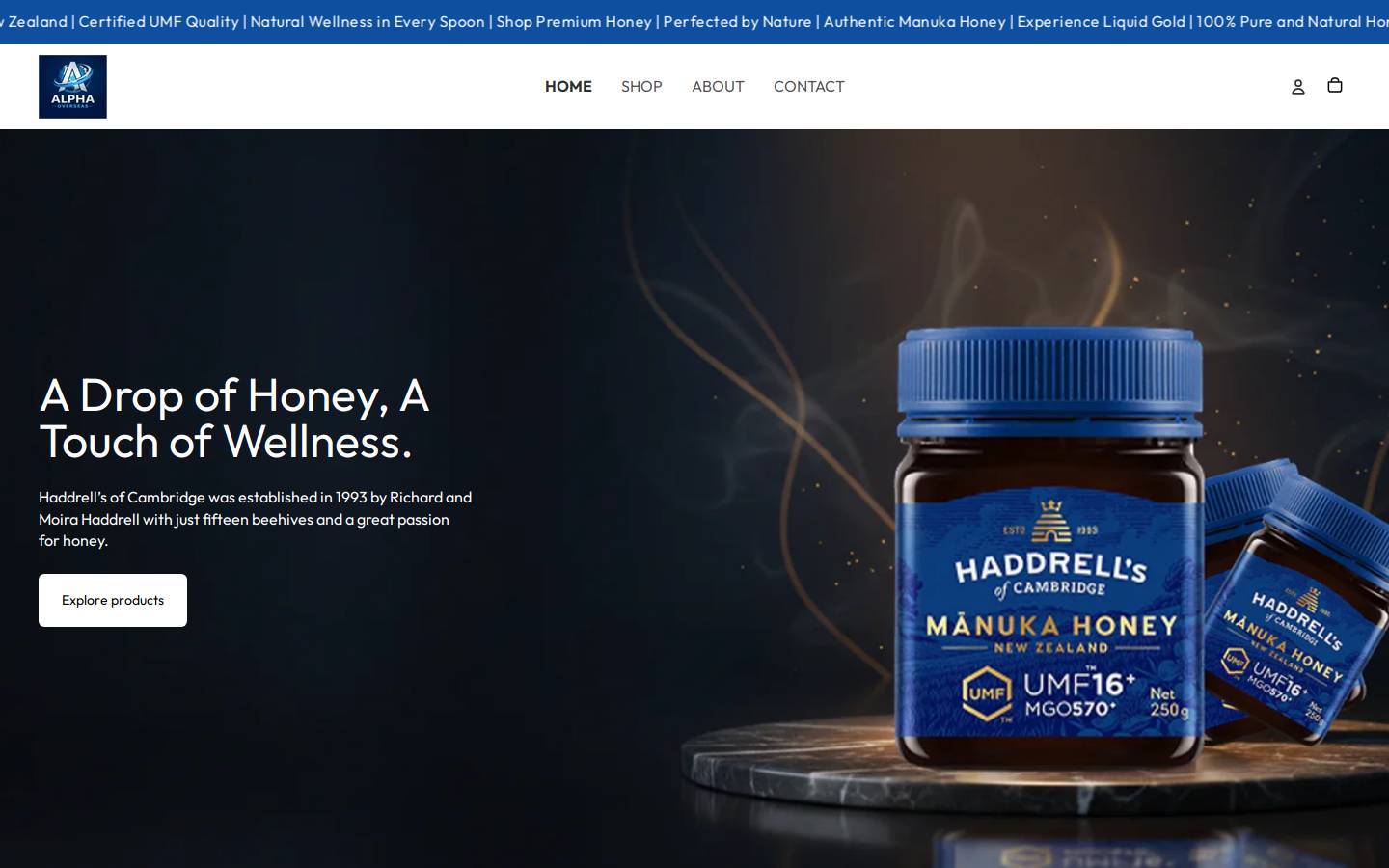alphaoverseas.co homepage screenshot
