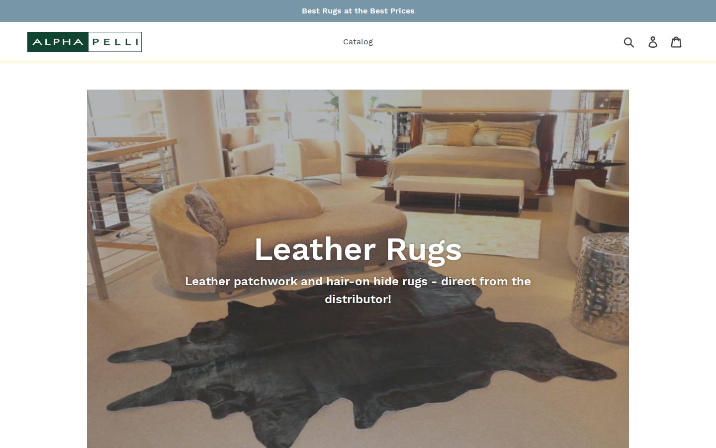alphapellileathers.com homepage screenshot