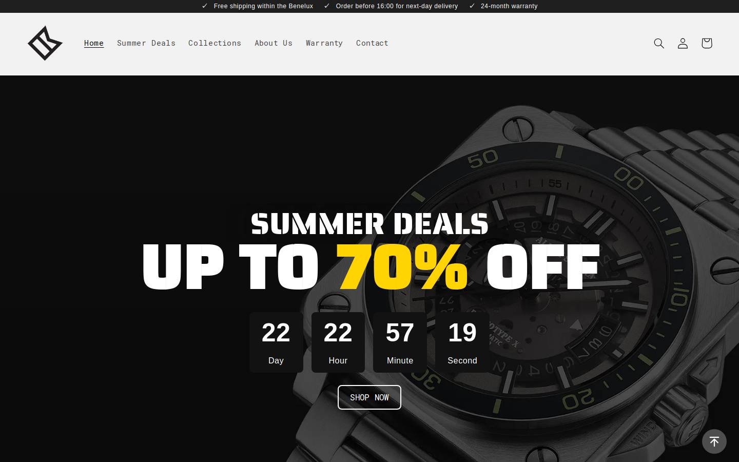Alpha Sierra Watches  homepage screenshot