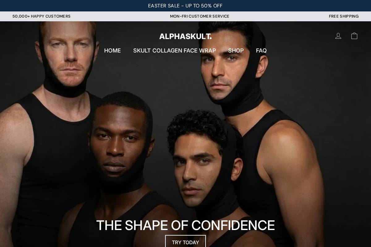alphaskult.com homepage screenshot