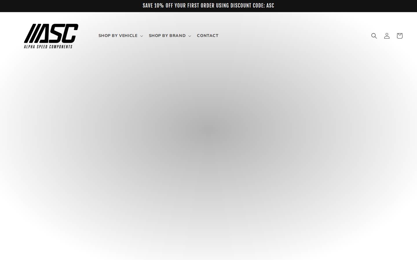 alphaspeedcomponents.com homepage screenshot