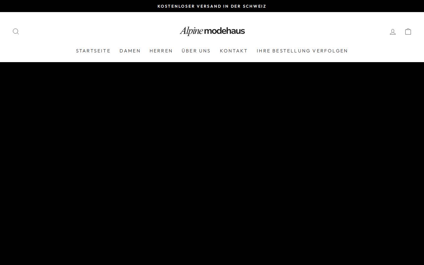 alpine-modehaus.com homepage screenshot