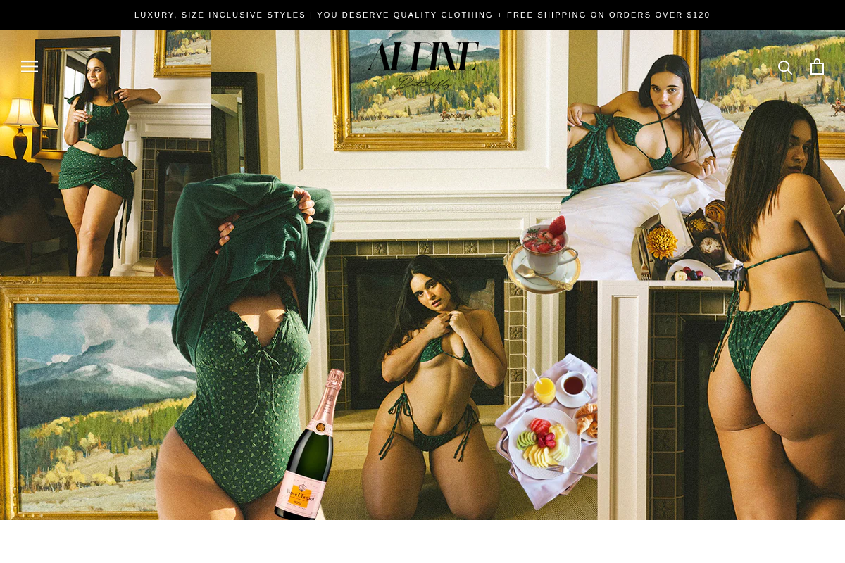 Alpine Butterfly Swim homepage screenshot