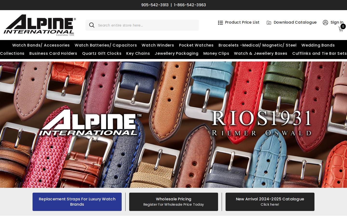 alpineselection.com homepage screenshot