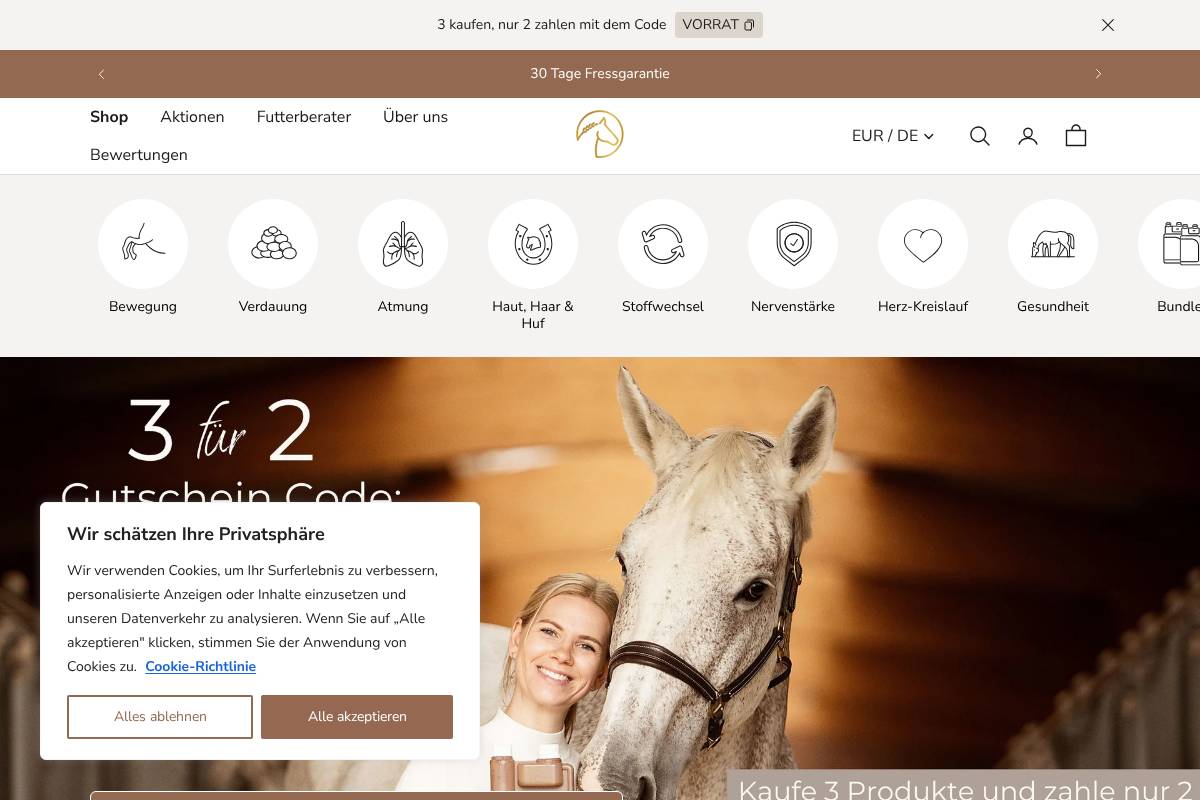 alpurial.de homepage screenshot