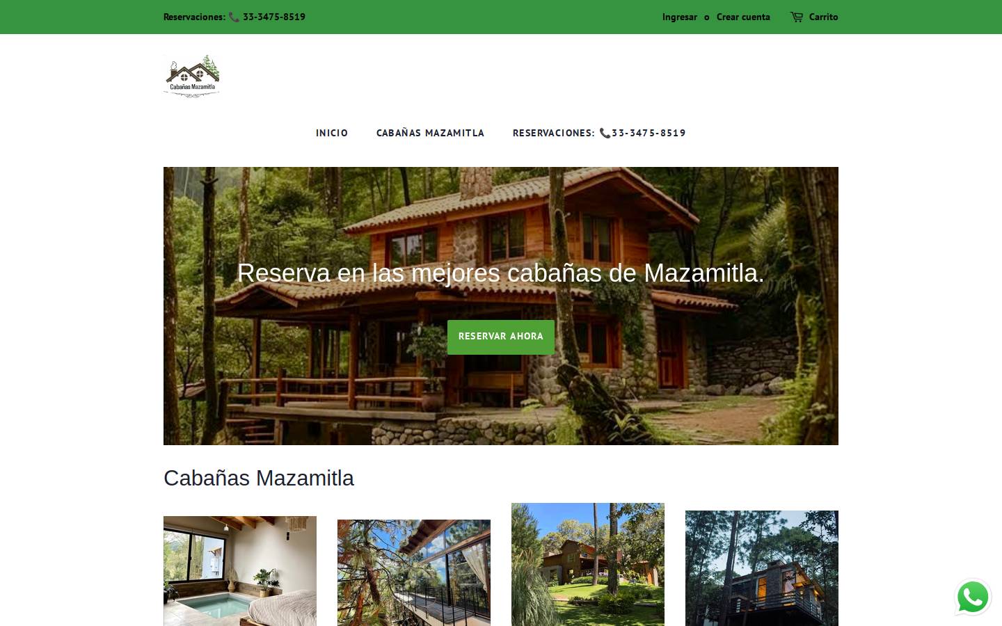 alquilermazamitla.com homepage screenshot