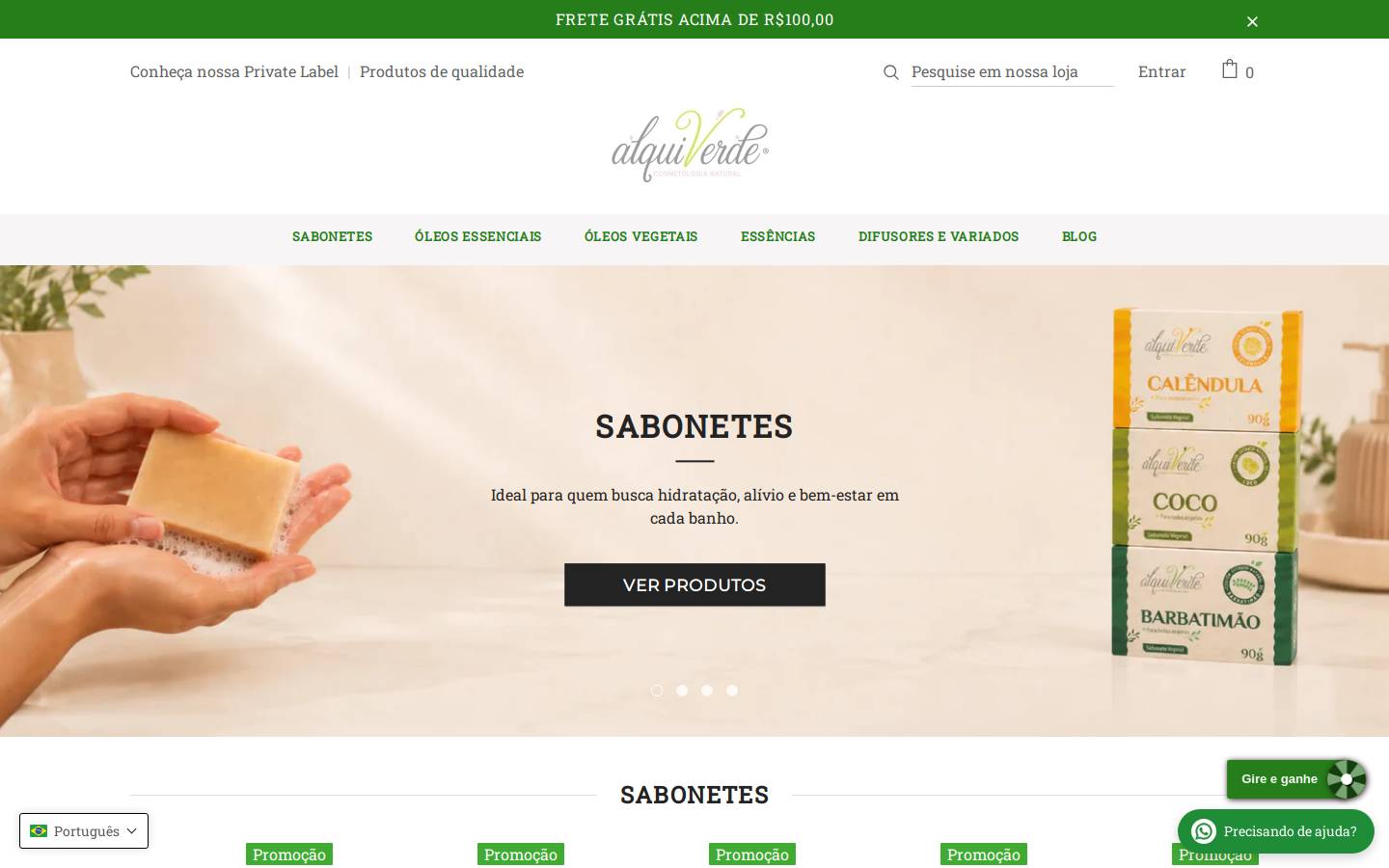 alquiverde.com.br homepage screenshot